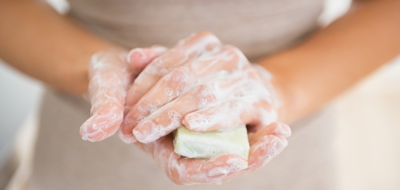 мытье рук с мылом Duru